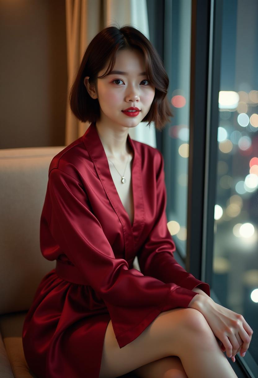 晚灯下的家书